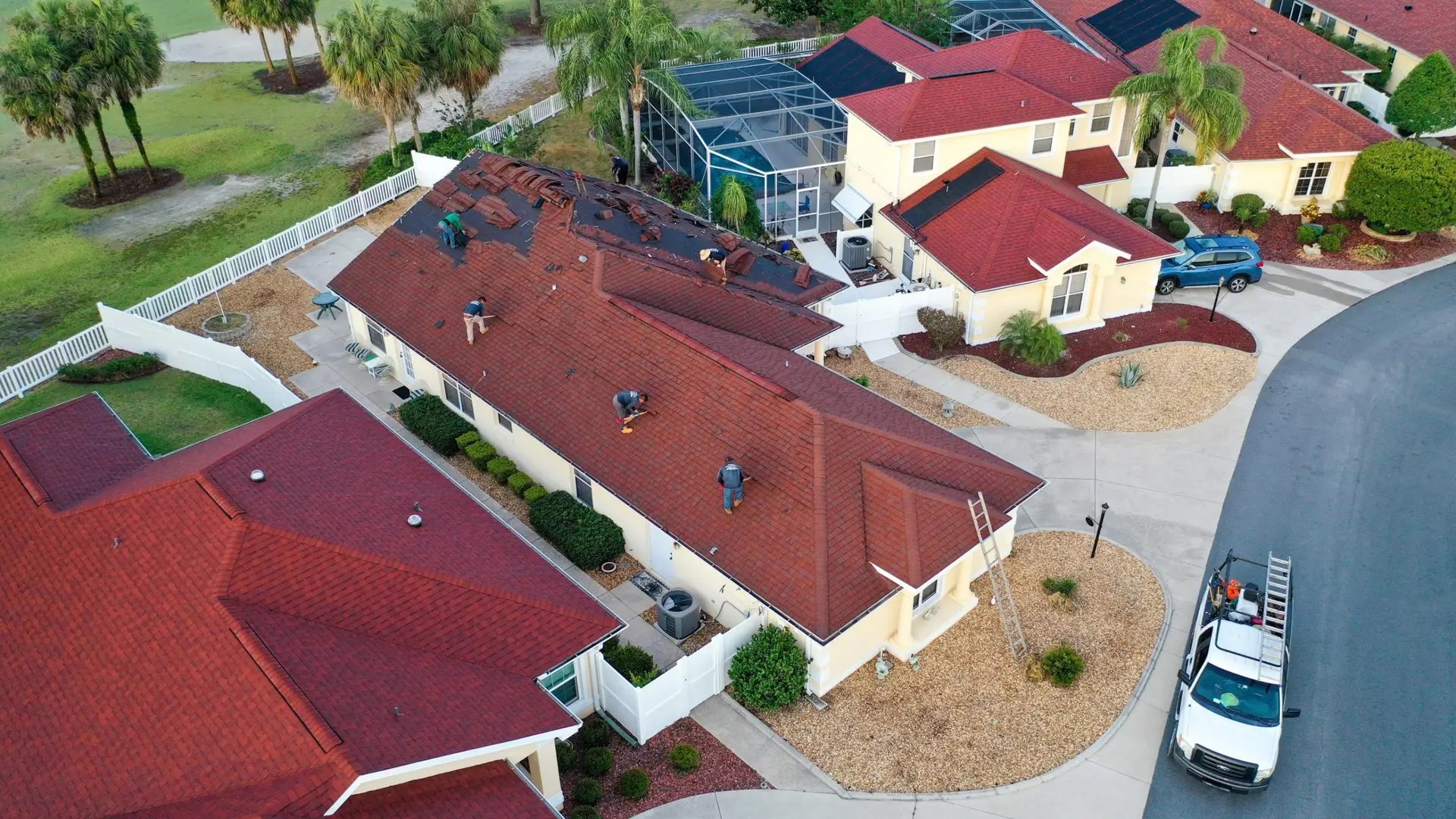 McGinnis Builders roofing work in progress